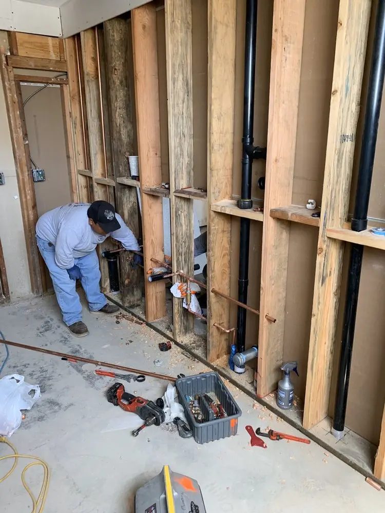 Commercial rough-in plumbing for Gas Line Repair in Morgan State University